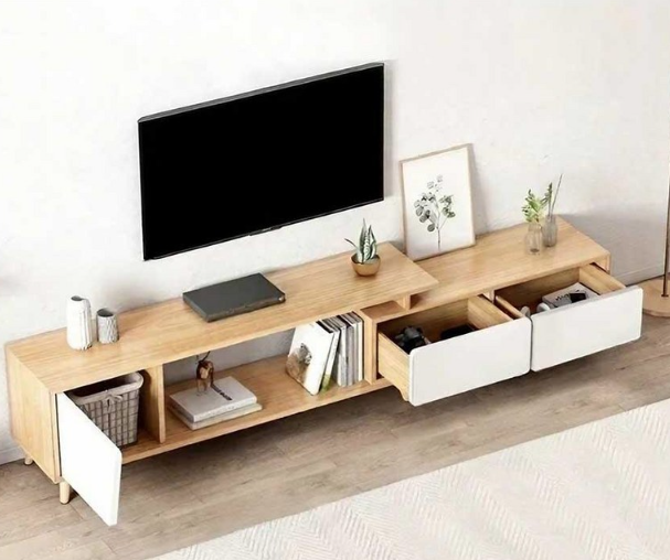 라온프리 확장형 TV 티비다이 거실장 상세 이미지 디테일 뷰